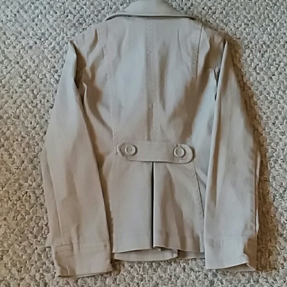 H & M tan blazer jacket sz 6 - Picture 4 of 4